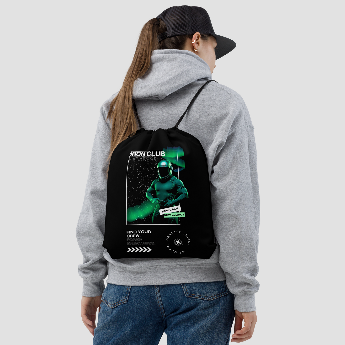 "ZERO GRAVITY" DRAWSTRING BAG